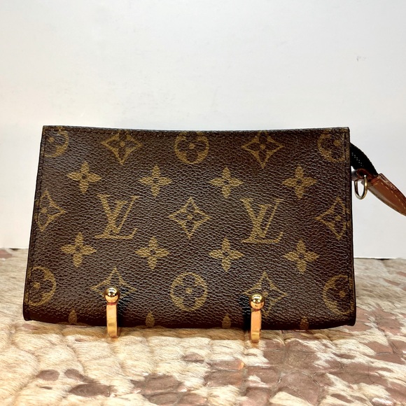 Auth Louis Vuitton Monogram Cosmetic Pouch Bucket Bag PM Clutch/Insert Versatile - Picture 2 of 12